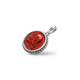 Lagos - Anthem Small Red Jasper Skull Crossbone Amulet
