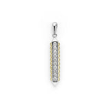 Lagos - Anthem Two-Tone Diamond Bar Amulet