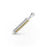 Lagos - Anthem Two-Tone Diamond Bar Amulet