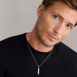 Lagos - Anthem Two-Tone Diamond Bar Amulet