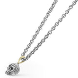 Lagos - Anthem Caviar Beaded Skull Amulet Necklace