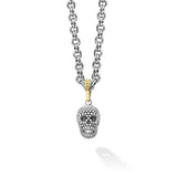 Lagos - Anthem Caviar Beaded Skull Amulet Necklace