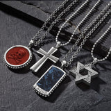 Lagos - Anthem Caviar Beaded Cross Amulet