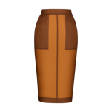 Saint Laurent - Nylon Pencil Skirt