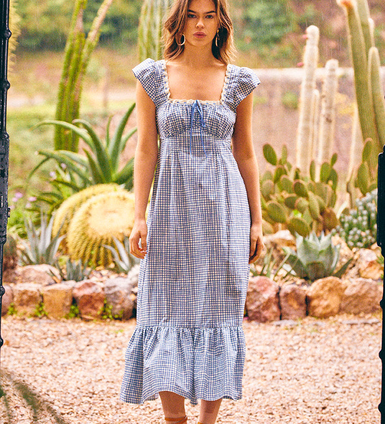 Ciao Lucia - Rixo x Ciao Lucia Isla Dress Check