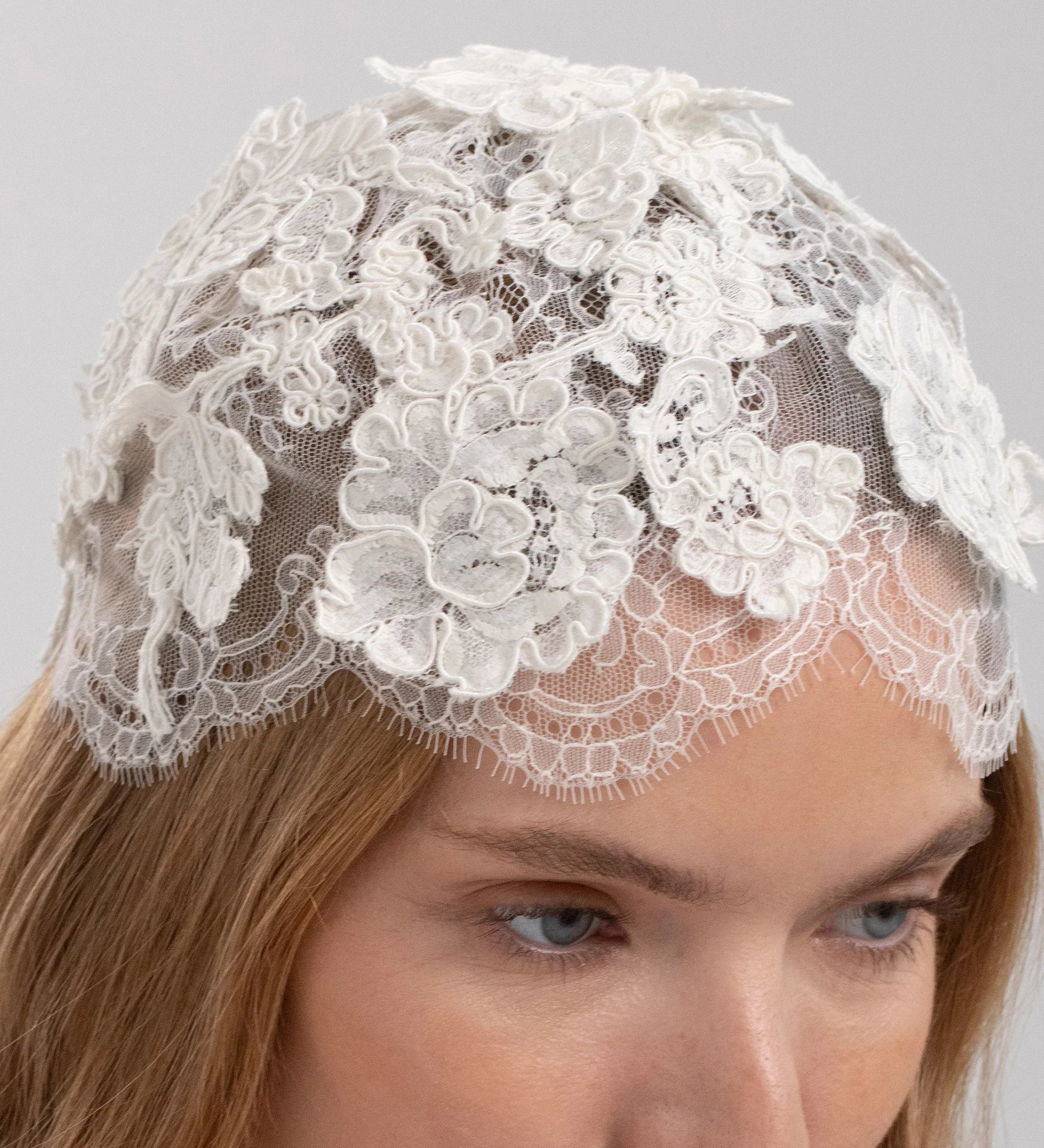 Jennifer Behr - Lace Juliet Cap