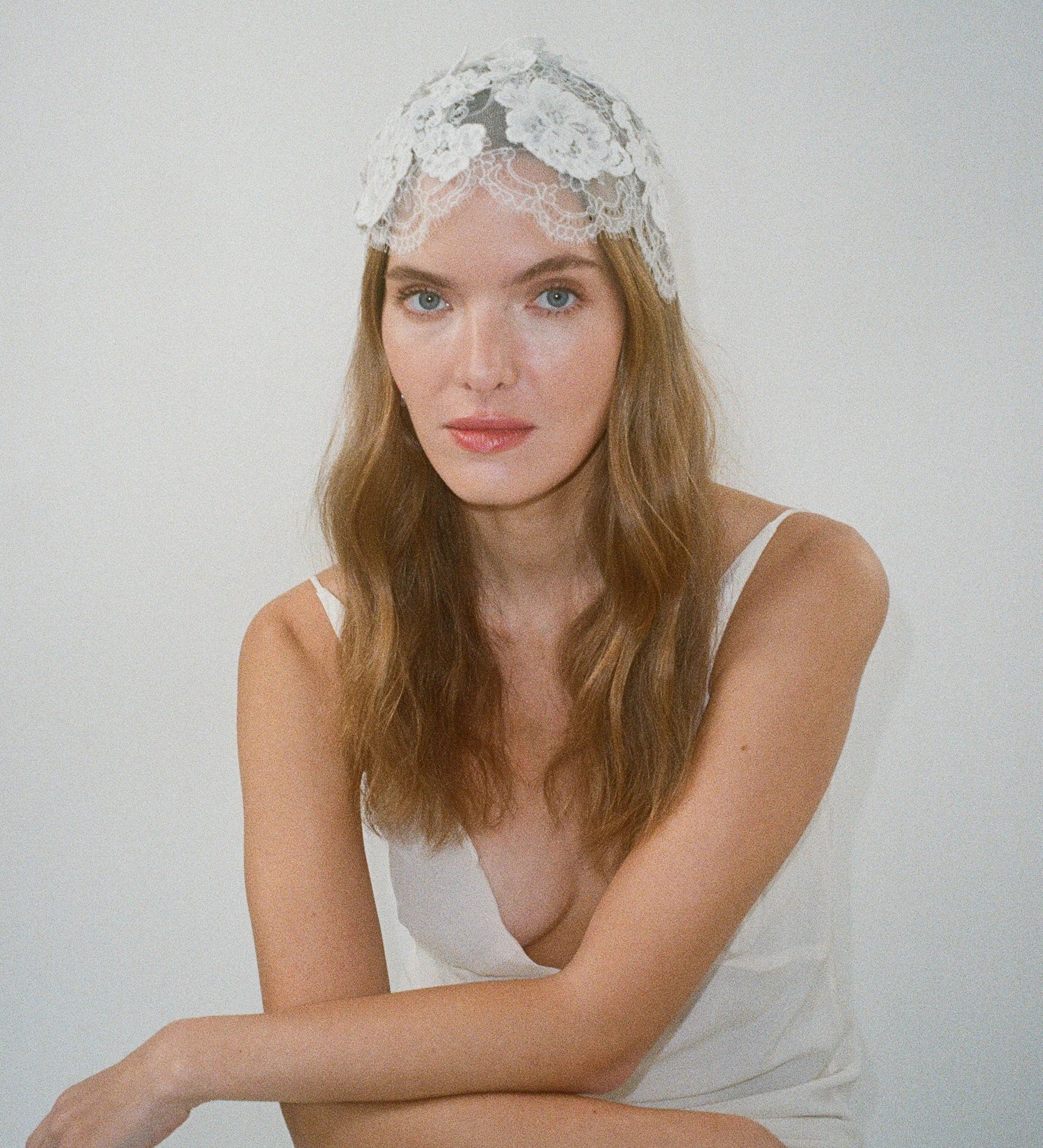 Jennifer Behr - Lace Juliet Cap