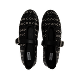 Alaïa - Lambskin Ballet Flats With Eyelets