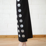 Conner Ives - The Mother of Pearl Paillette Maxi Skirt - Black