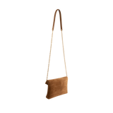 Saint Laurent - Cassandre Suede Small Chain Pouch