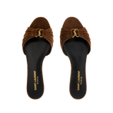 Saint Laurent - Babylone Suede Slides