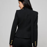 L'AGENCE - Romy Tie Neck Blazer