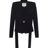 L'AGENCE - Romy Tie Neck Blazer