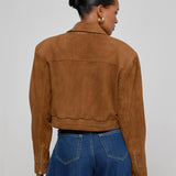 L'AGENCE - Micah Oversized Suede Jacket