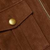 L'AGENCE - Micah Oversized Suede Jacket