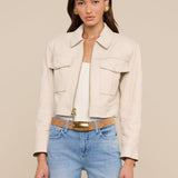 L'AGENCE - Micah Oversized Leather Jacket