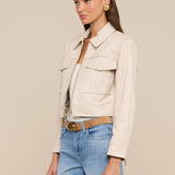 L'AGENCE - Micah Oversized Leather Jacket