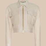 L'AGENCE - Micah Oversized Leather Jacket