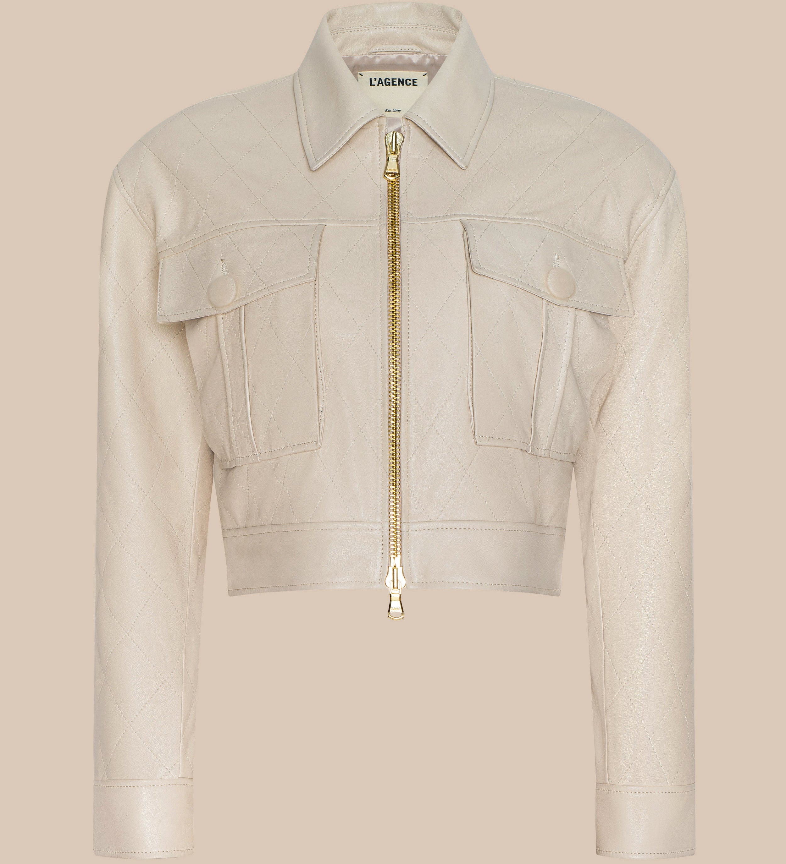L'AGENCE - Micah Oversized Leather Jacket
