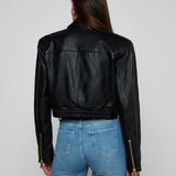 L'AGENCE - Micah Oversized Leather Jacket