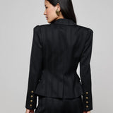 L'AGENCE - Kaisley Faux Fur Collar Blazer