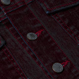 L'AGENCE - Maven Flocked Jean Jacket