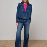 L'AGENCE - Maddox Denim Trench Coat