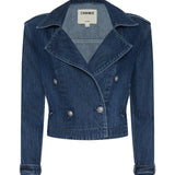 L'AGENCE - Maddox Denim Trench Coat