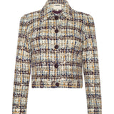 L'AGENCE - Kasey Sequined Tweed Jacket