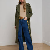 L'AGENCE - Zavia Denim Trench Coat