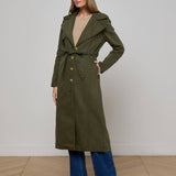 L'AGENCE - Zavia Denim Trench Coat