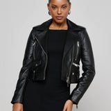 L'AGENCE - Blakely Leather Biker Jacket