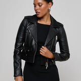 L'AGENCE - Blakely Leather Biker Jacket