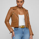 L'AGENCE - Blakely Leather Biker Jacket