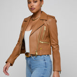 L'AGENCE - Blakely Leather Biker Jacket