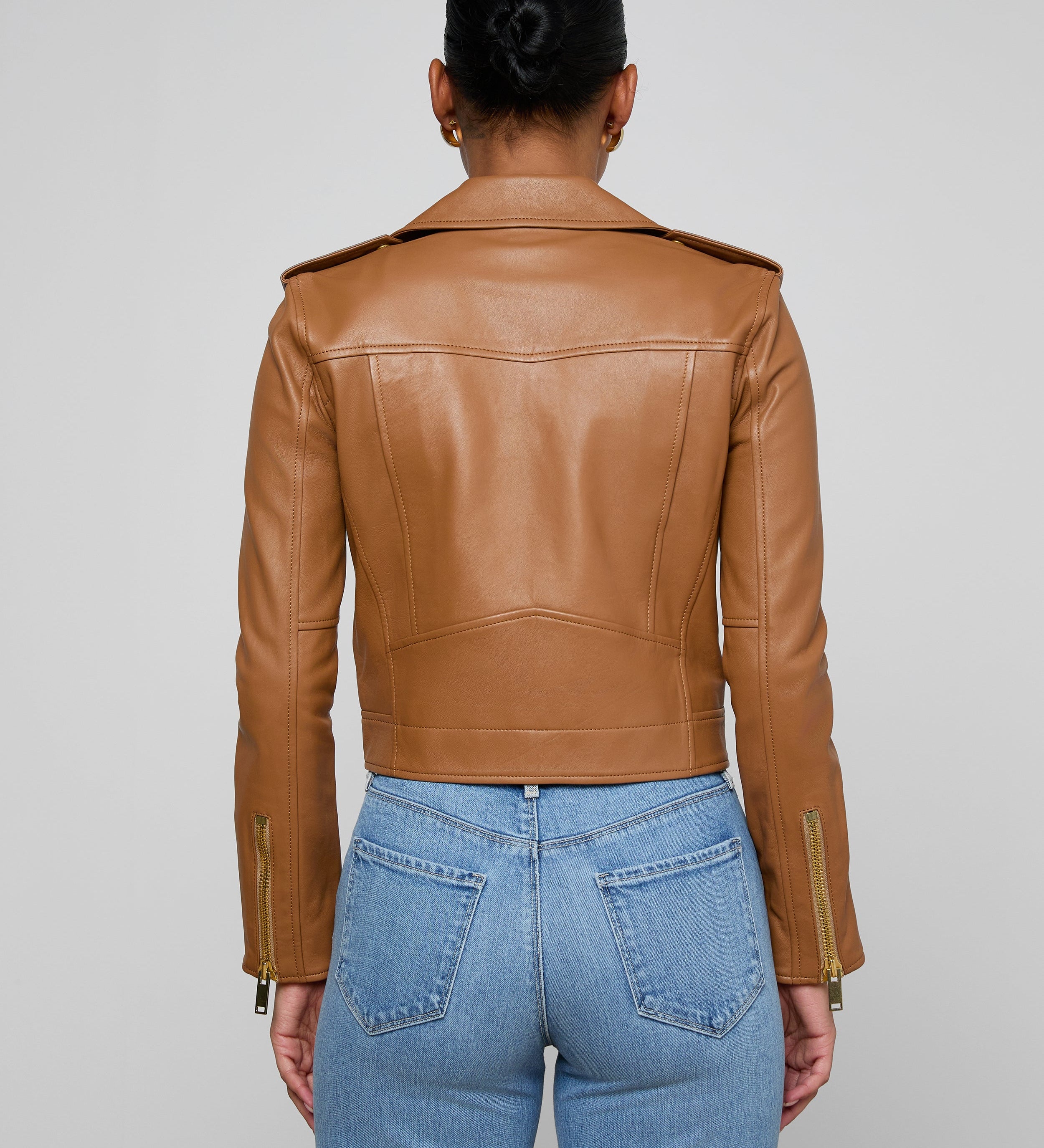 L'AGENCE - Blakely Leather Biker Jacket
