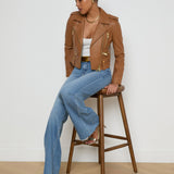 L'AGENCE - Blakely Leather Biker Jacket
