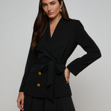 L'AGENCE - Aven Wrap Blazer