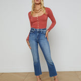 L'AGENCE - Mira Cropped Bootcut Jean