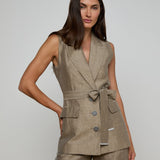L'AGENCE - Harper Linen - Blend Vest
