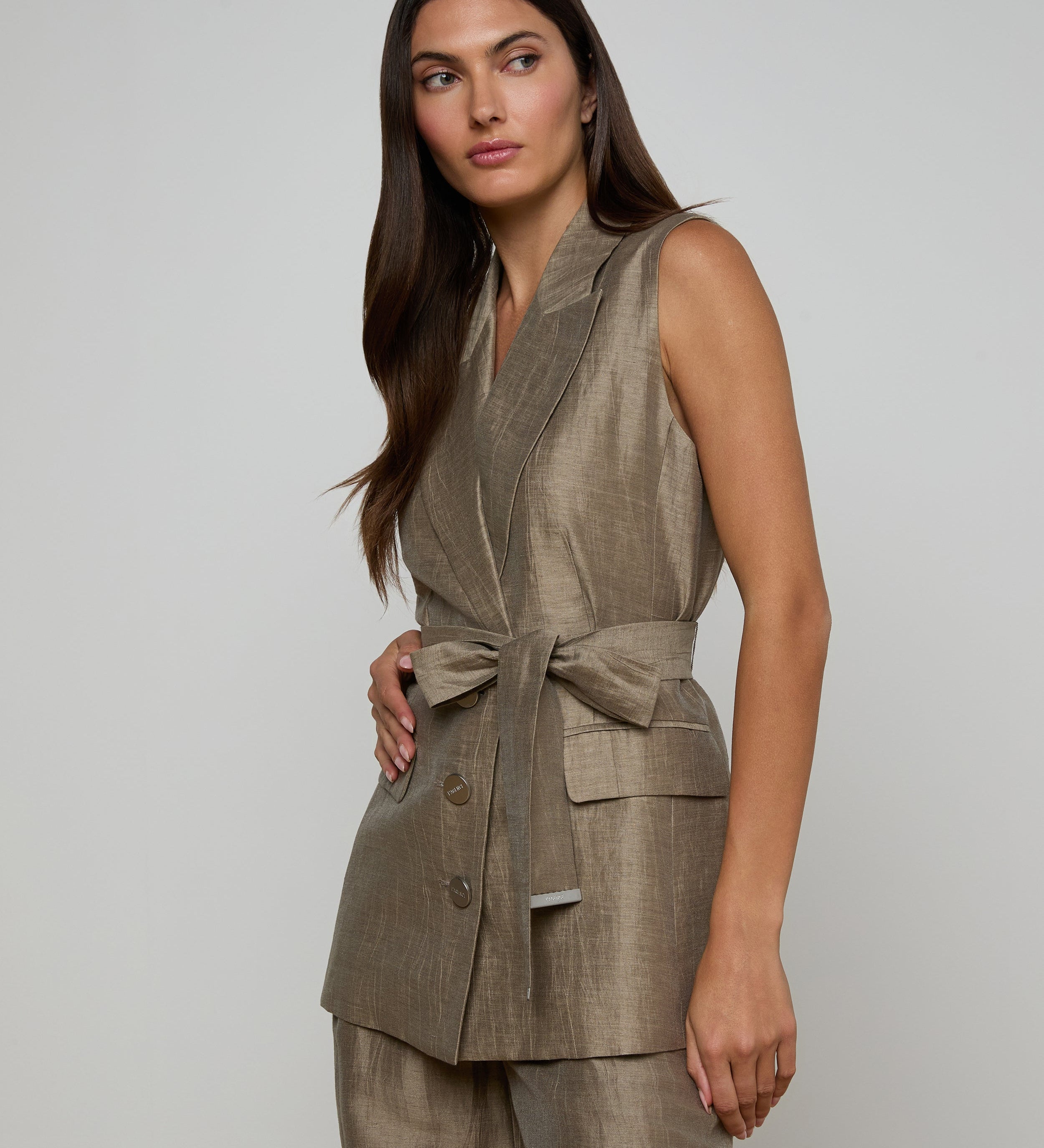 L'AGENCE - Harper Linen - Blend Vest