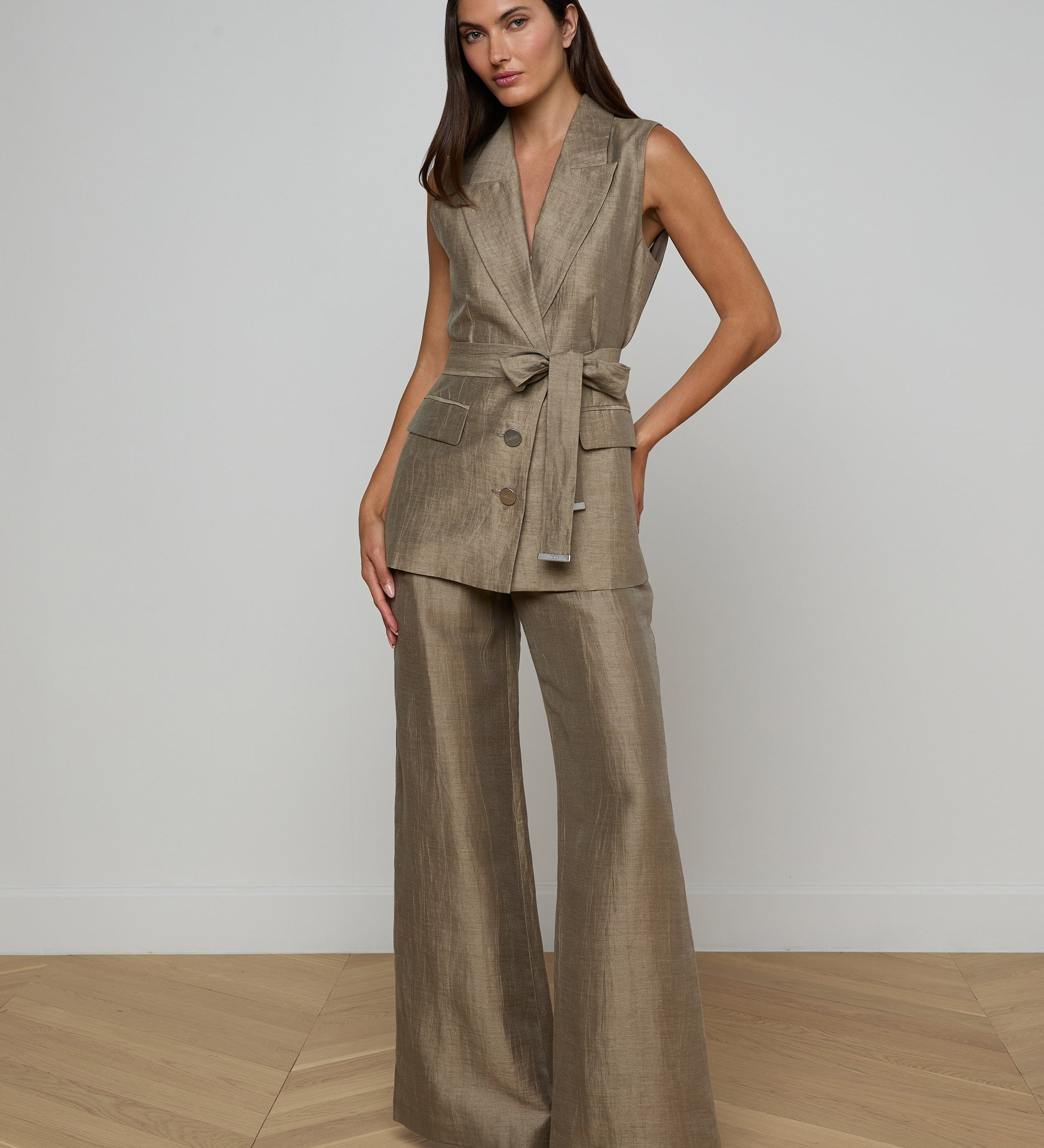 L'AGENCE - Harper Linen - Blend Vest