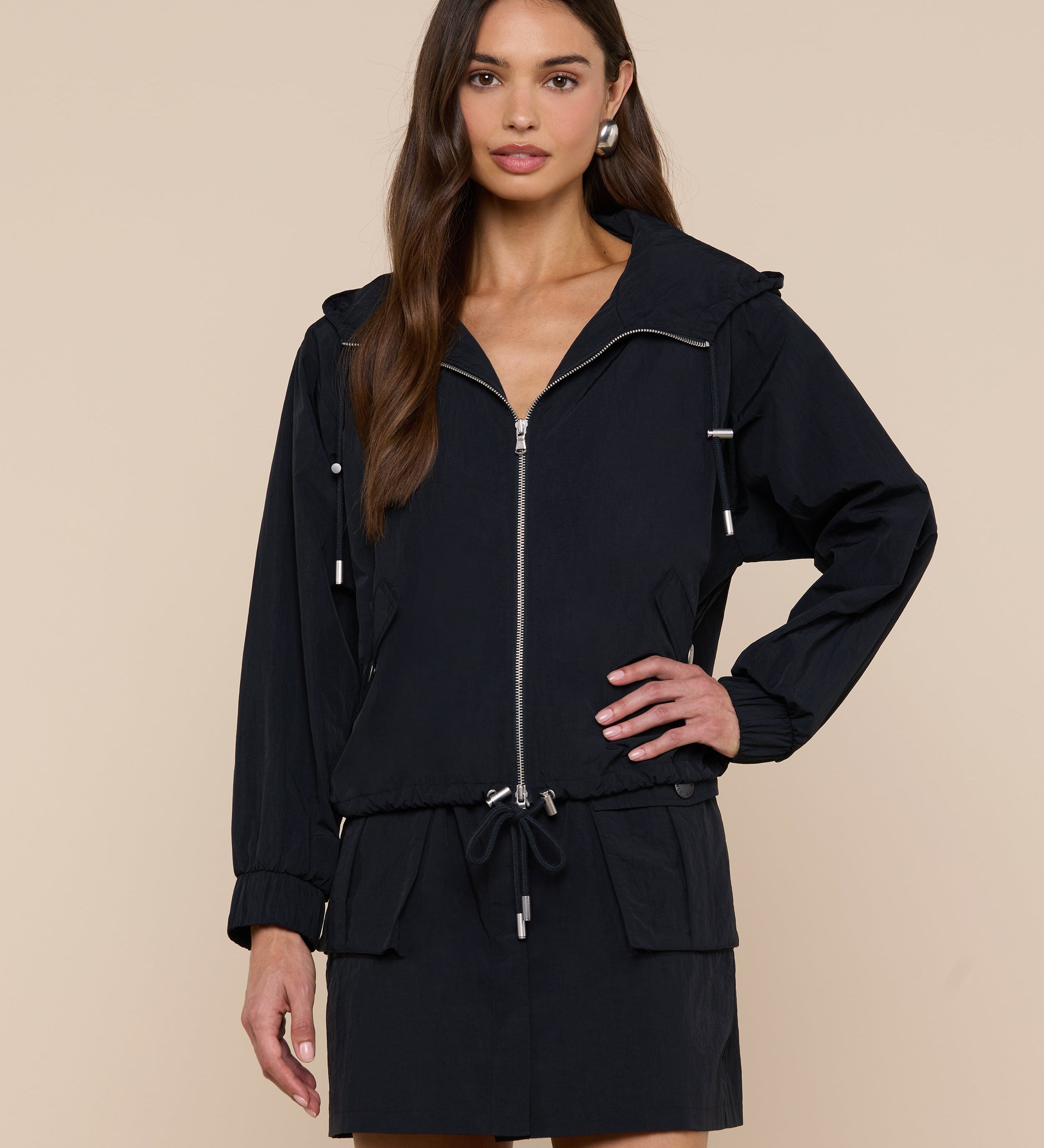 L'AGENCE - Miro Hooded Windbreaker