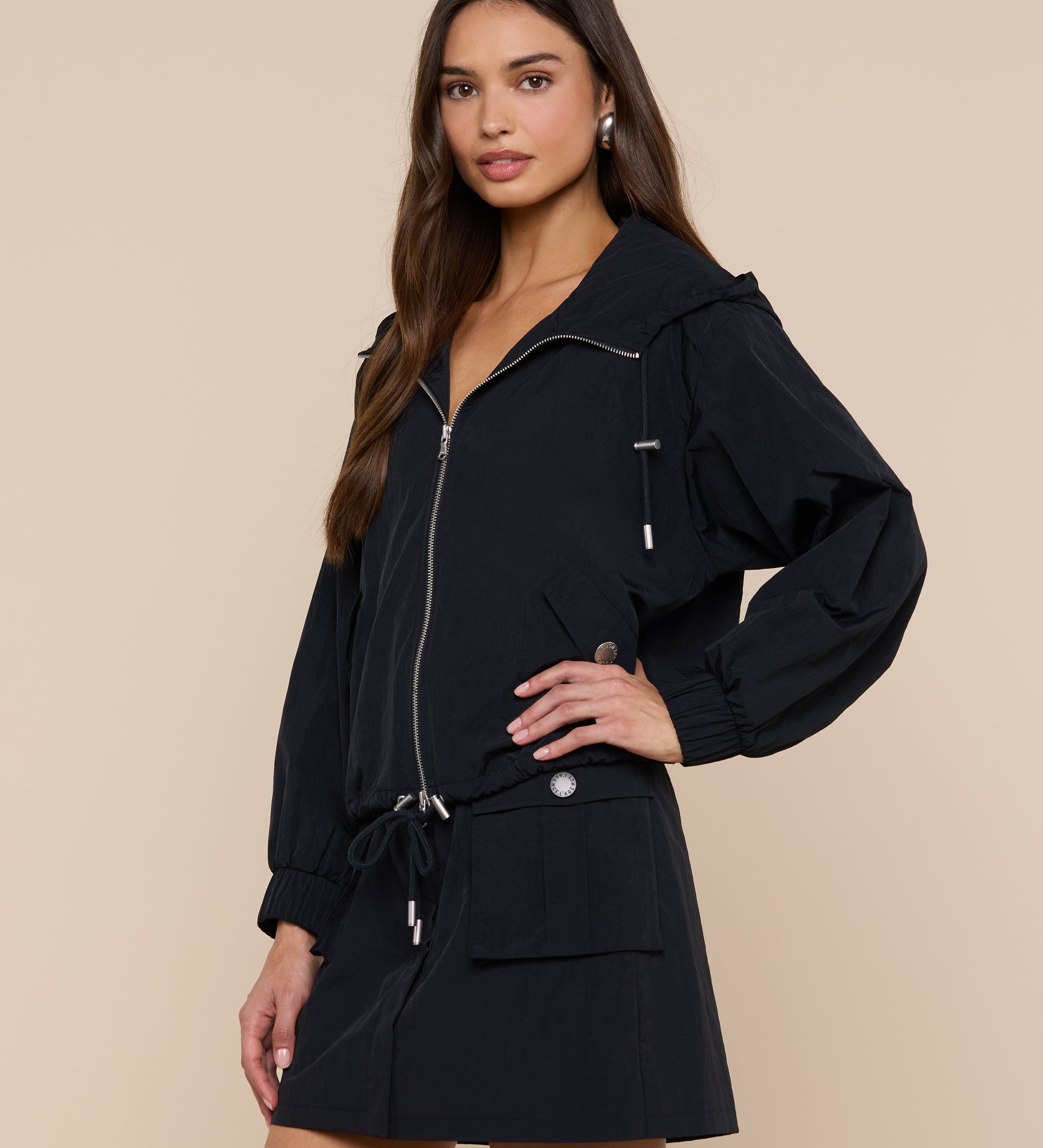 L'AGENCE - Miro Hooded Windbreaker