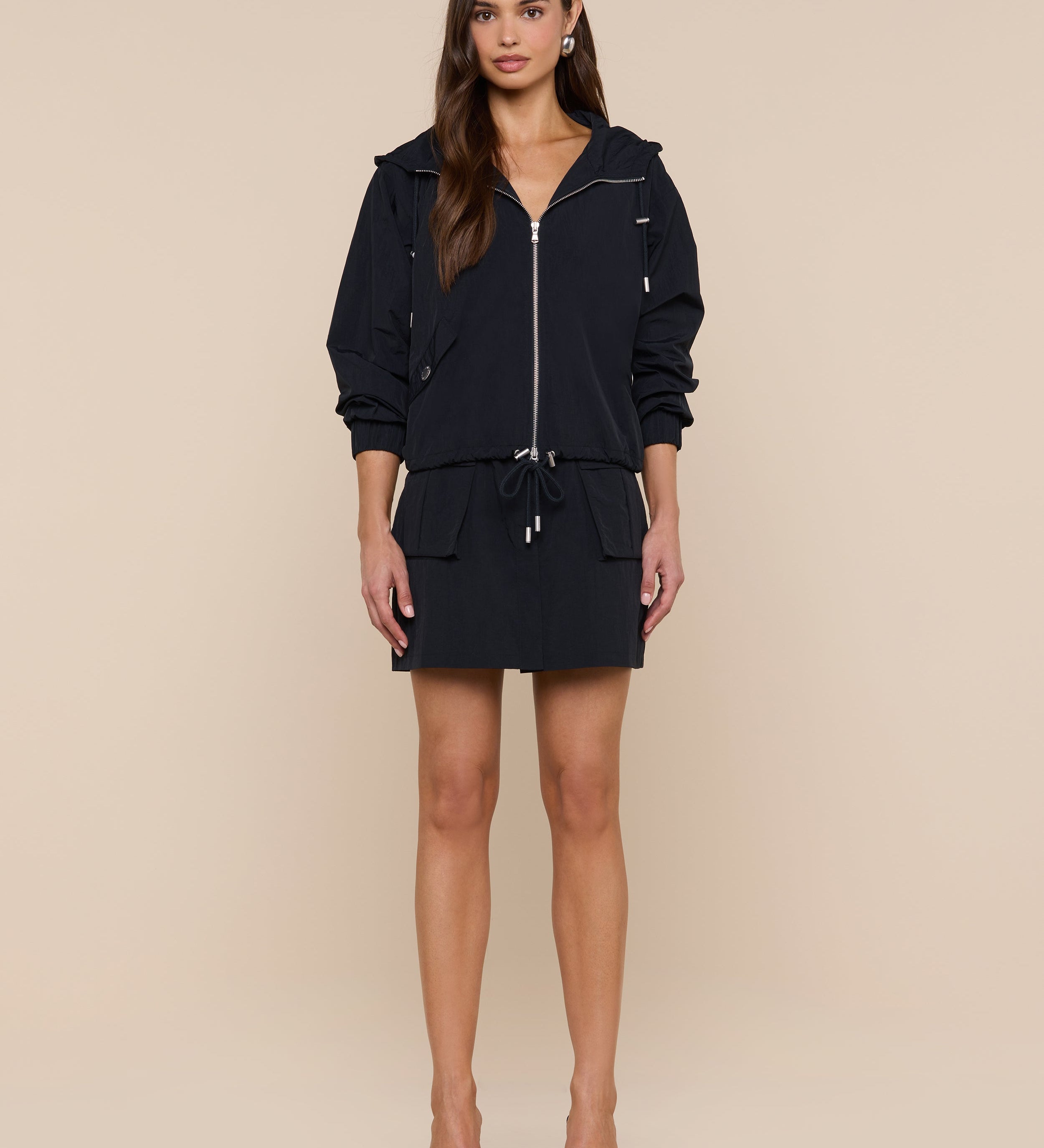 L'AGENCE - Miro Hooded Windbreaker