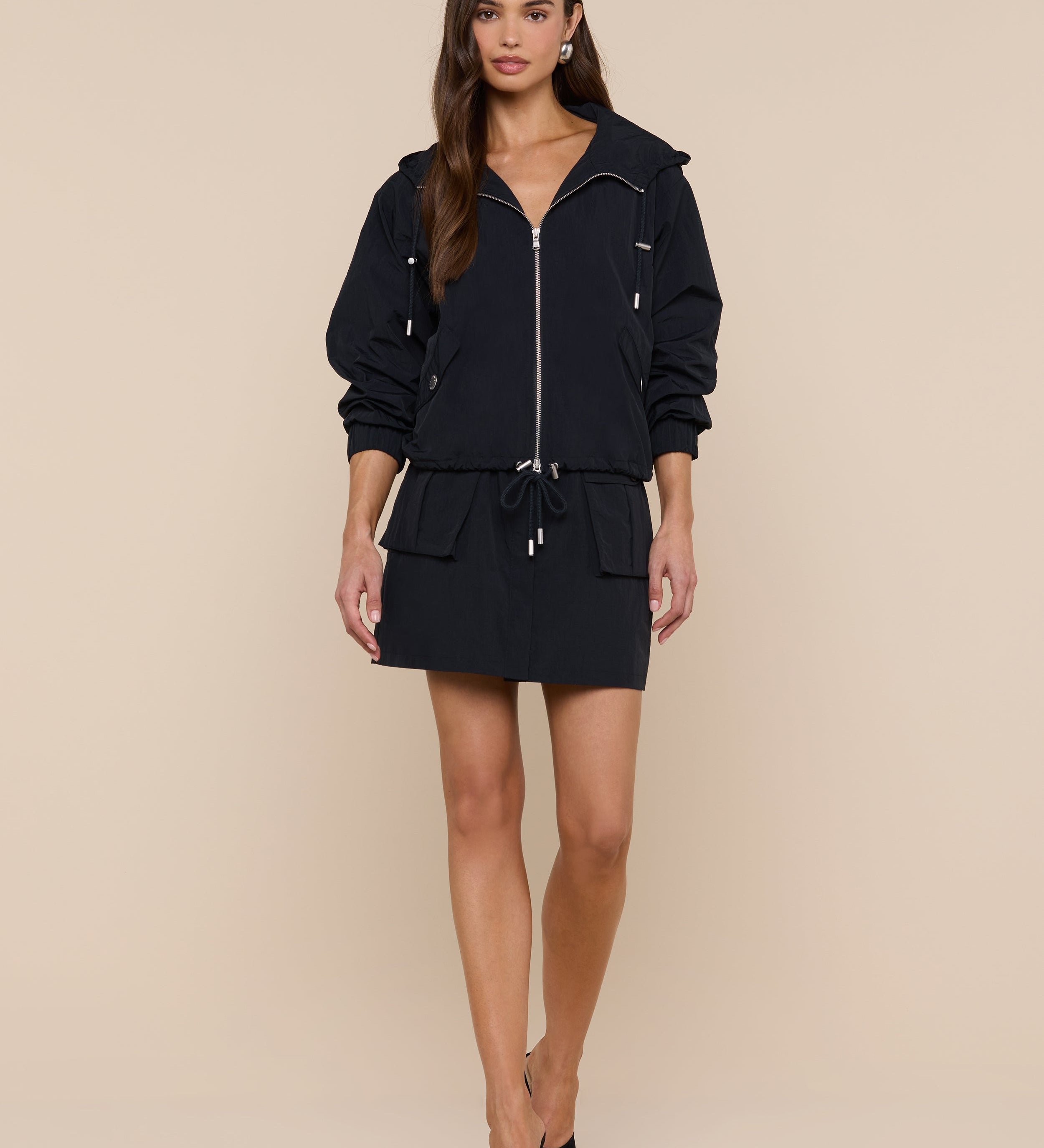 L'AGENCE - Miro Hooded Windbreaker