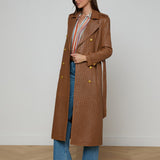 L'AGENCE - Baylee Leather Trench Coat