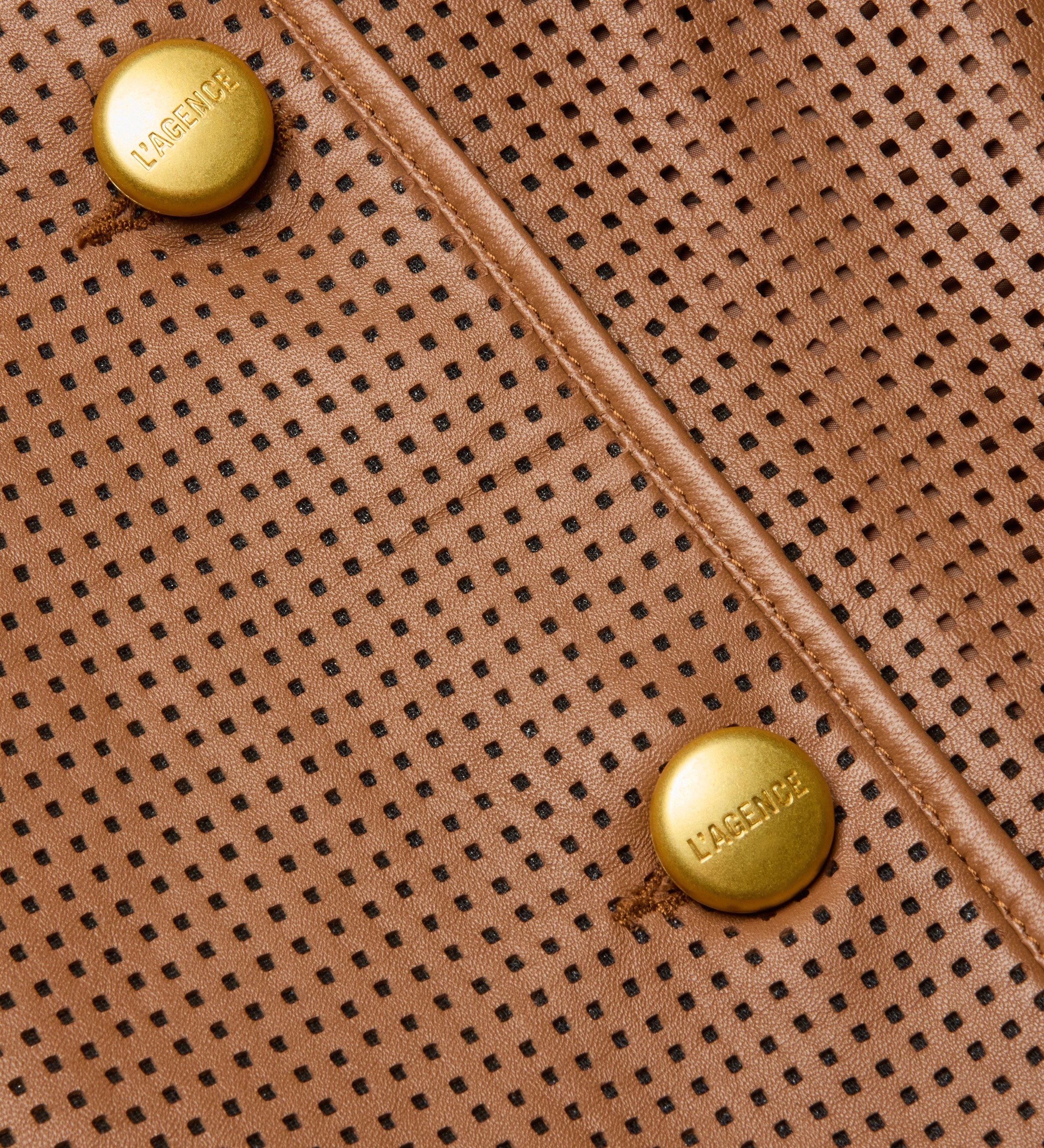 L'AGENCE - Baylee Leather Trench Coat