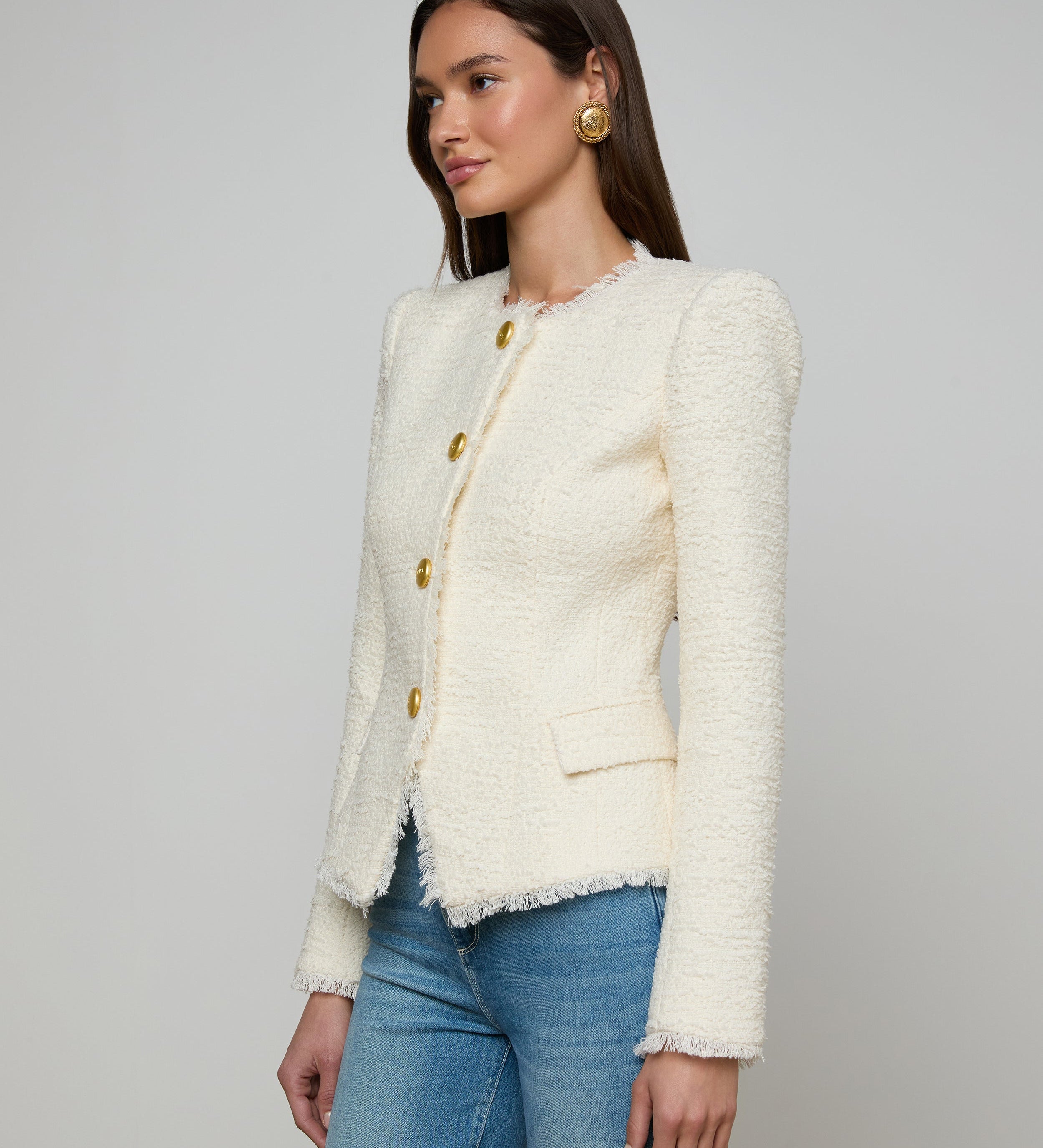 L'AGENCE - Nerina Tweed Blazer