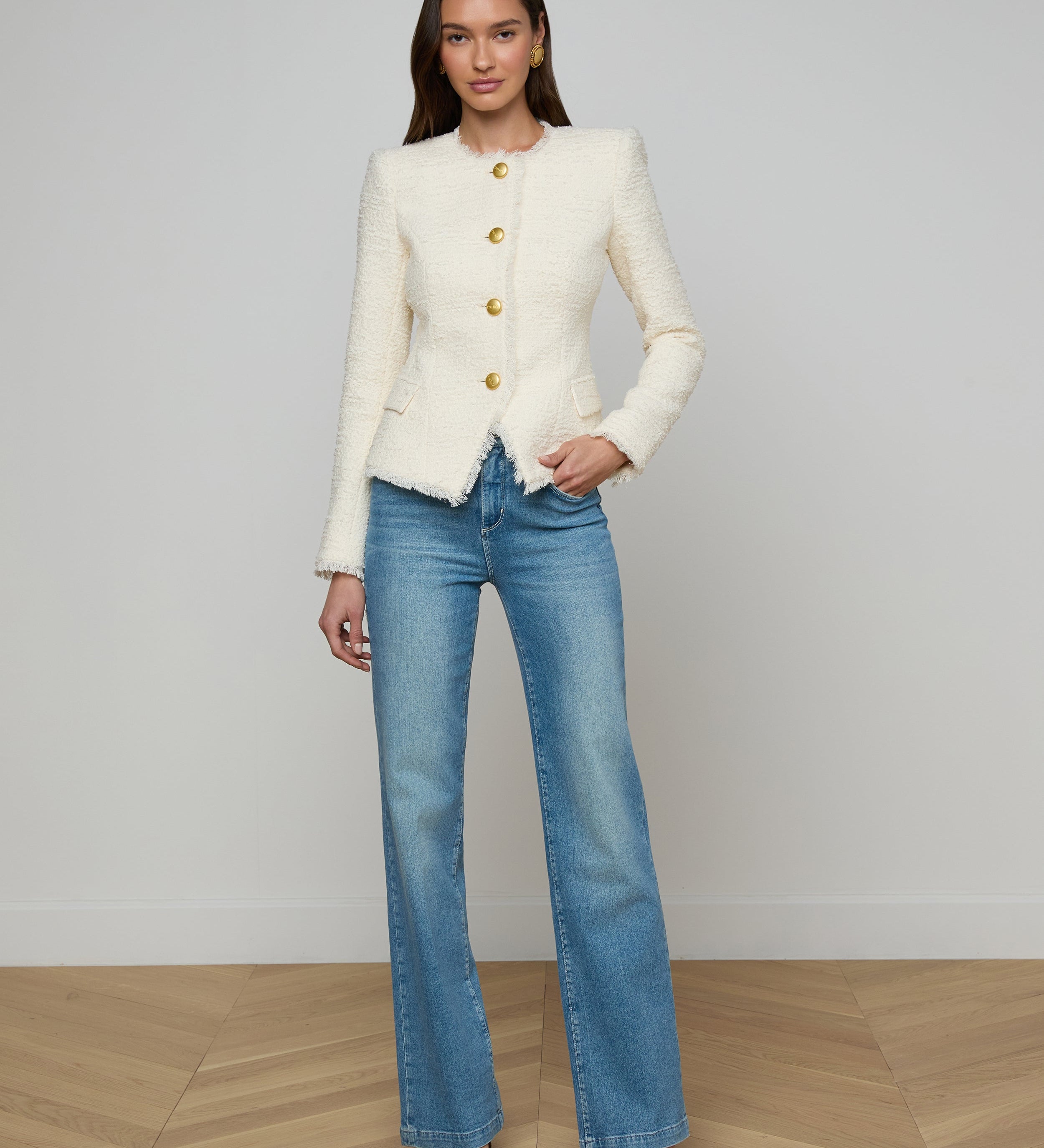 L'AGENCE - Nerina Tweed Blazer